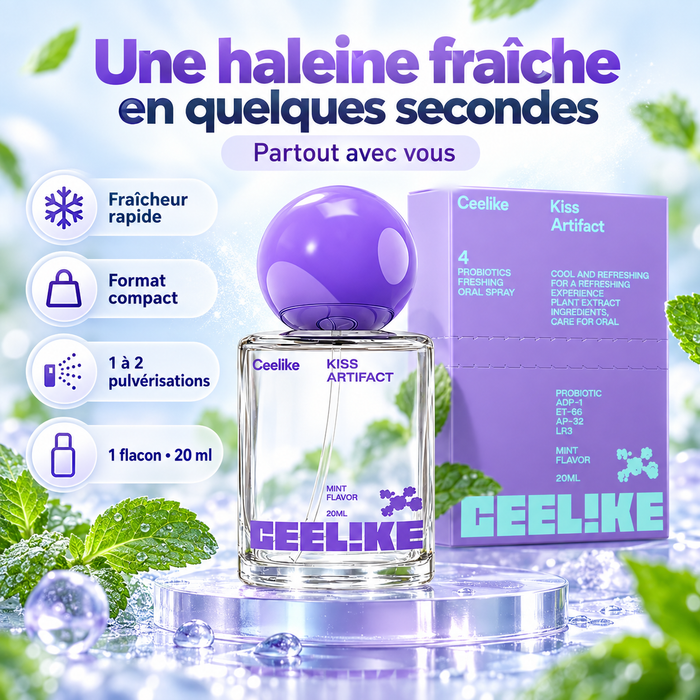 Spray Buccal CEELIKE – Une Haleine Fraîche en Quelques Secondes