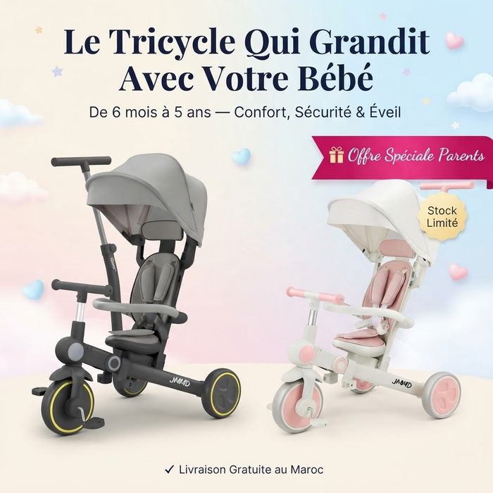 Tricycle enfant évolutif JMMD