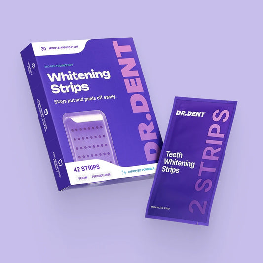 Bandes de blanchiment violettes