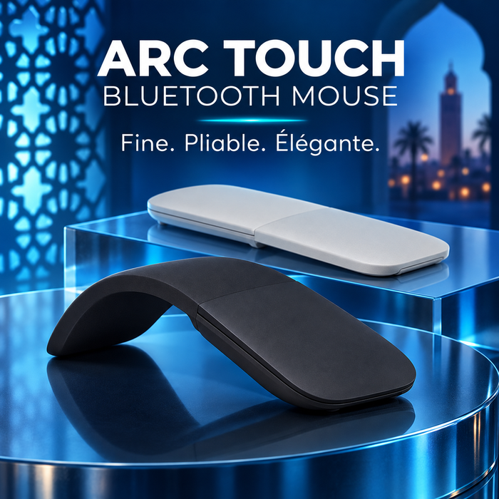 Souris Arc Touch Bluetooth – Ultra-Fine, Pliable et Silencieuse