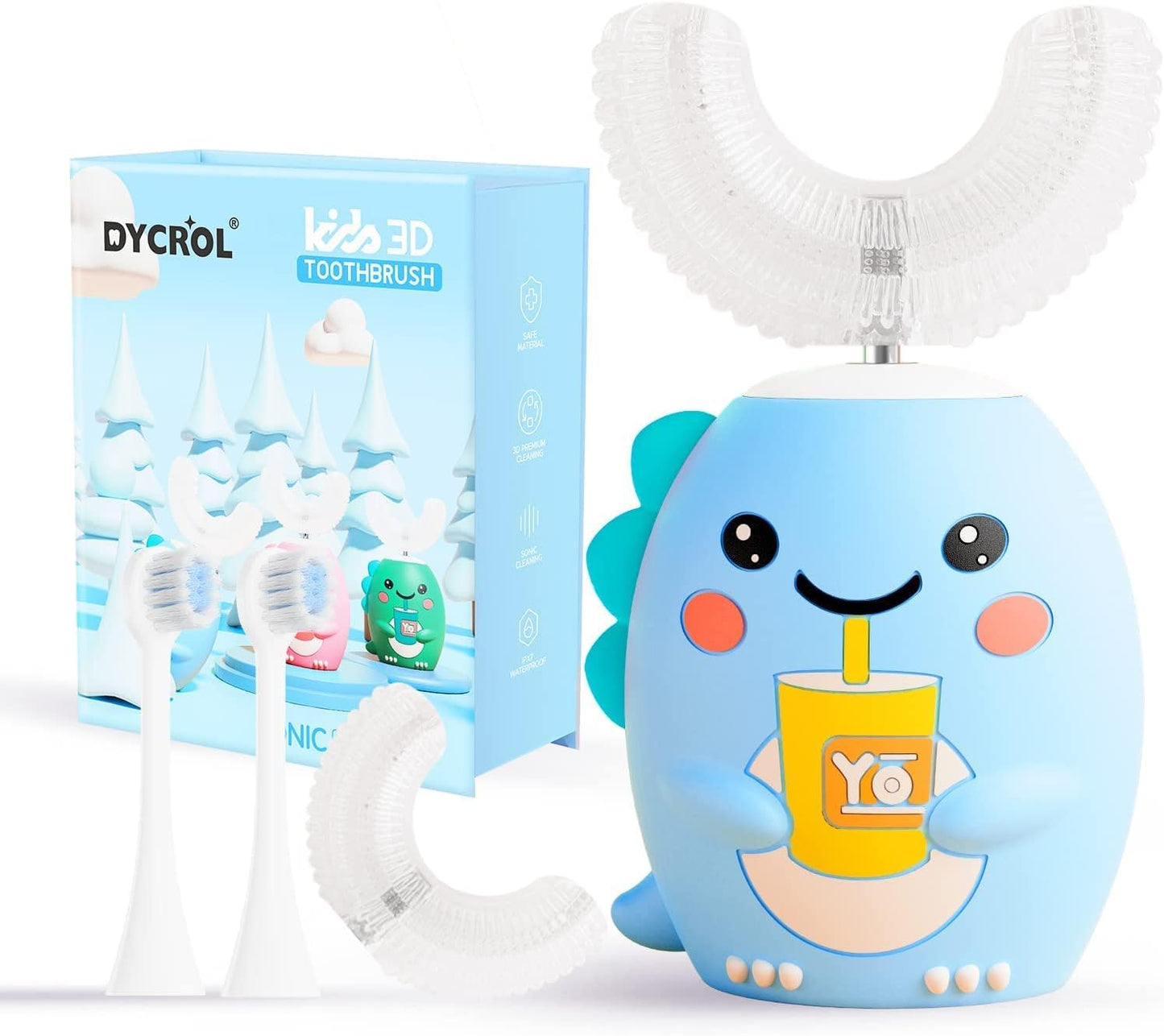 SonicSmile - Brosse à Dents Électrique U-Shape pour Enfants