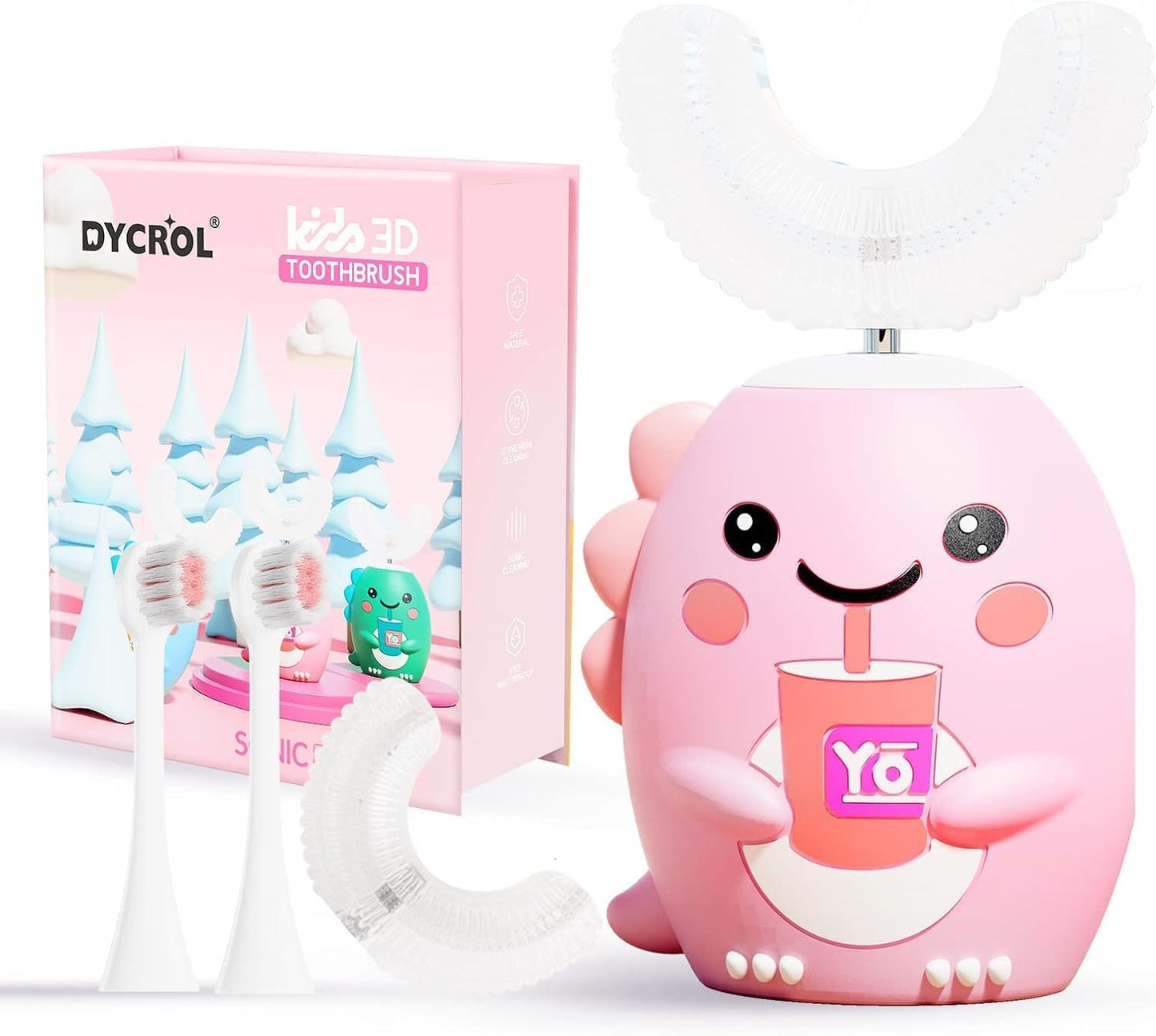 SonicSmile - Brosse à Dents Électrique U-Shape pour Enfants