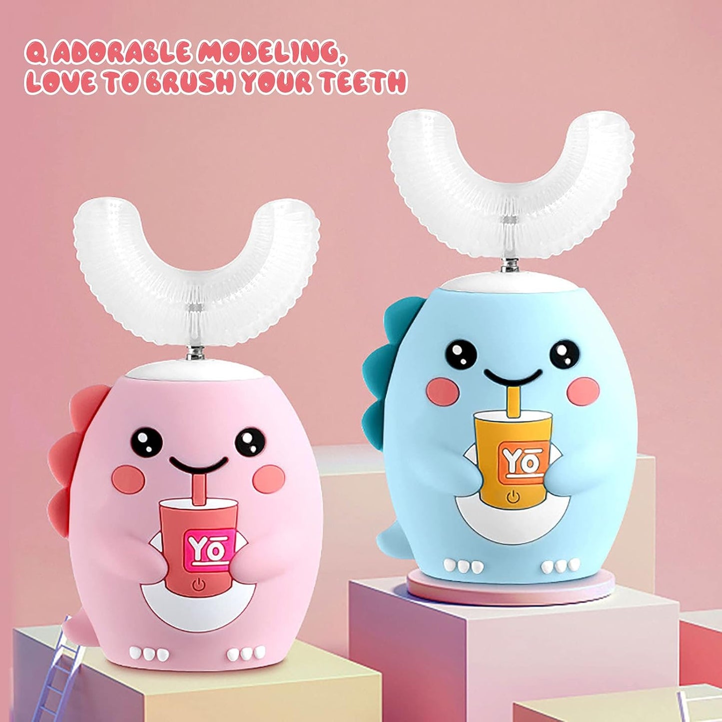 SonicSmile - Brosse à Dents Électrique U-Shape pour Enfants