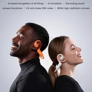 E12 smart camera earbuds lifestyle and AI features