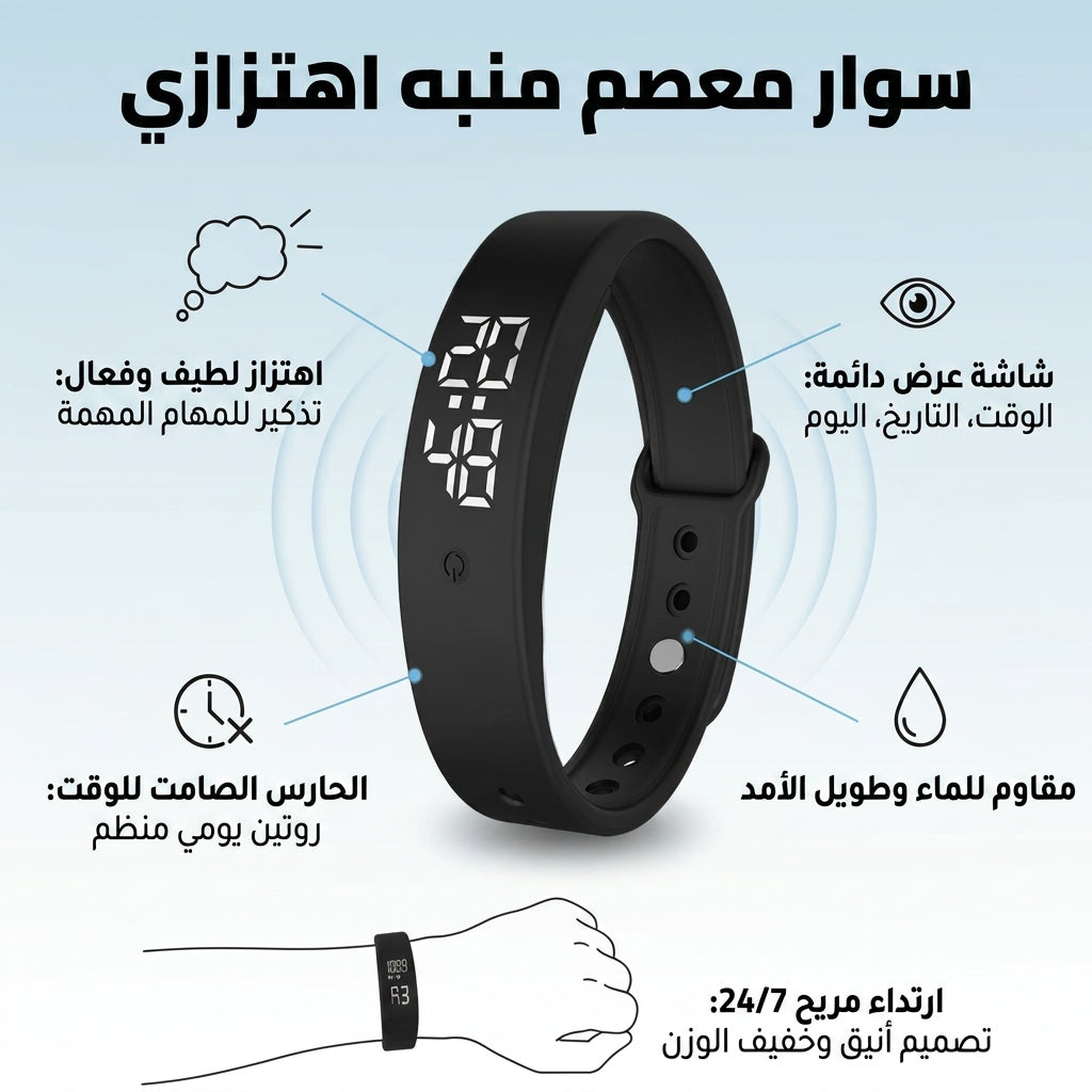 سوار منبه اهتزازي ذكي